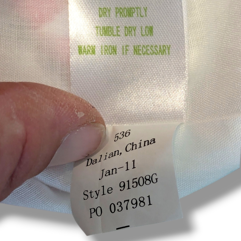 Lilly Pulitzer Pink and White "It Can Be Arranged" Girls Floral Dress, Size 14 - Picture 5 of 12